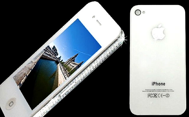 iphone 4. encrusted Apple iPhone 4